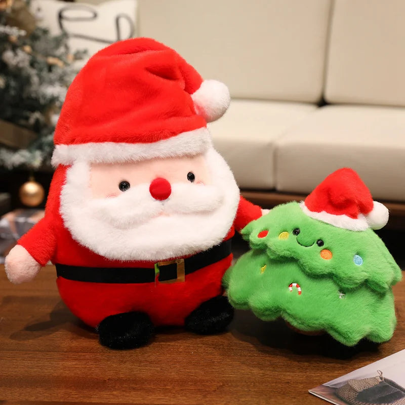 Piney the Christmas Tree Santa House Plush Pillow