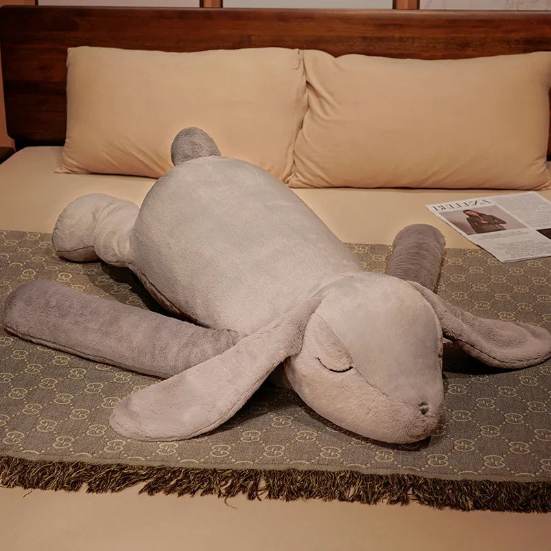 Fluffy the Giant Big Ear Bunny Snuggle Pillow