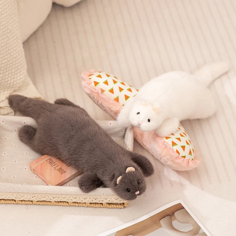 Fernie the Lifelike Lying Ferret Snuggle Plush