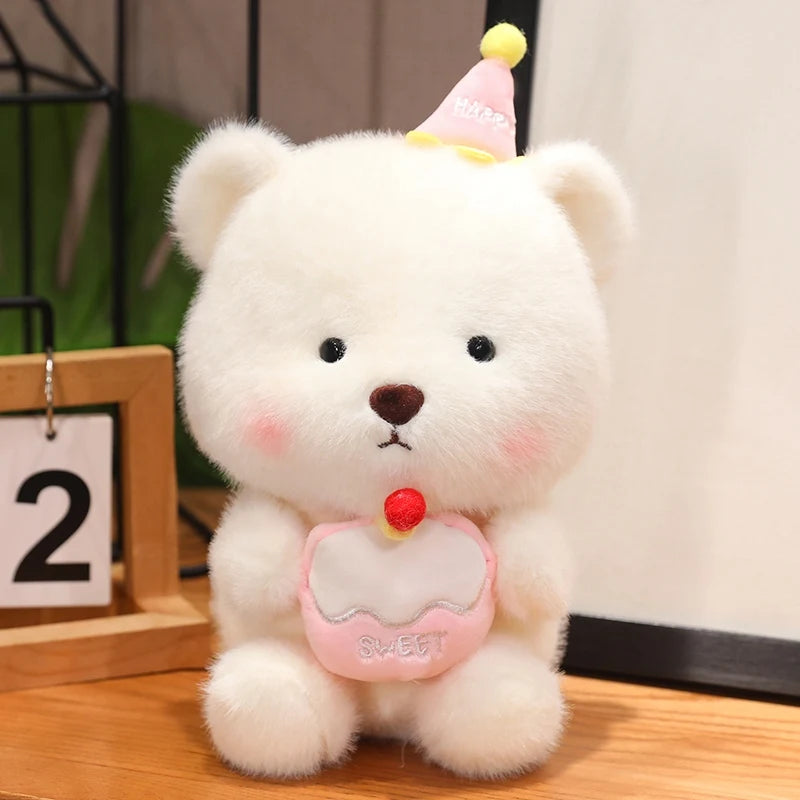 Capy the Sweet Bear Cake Dessert Capybara Plush Pillow