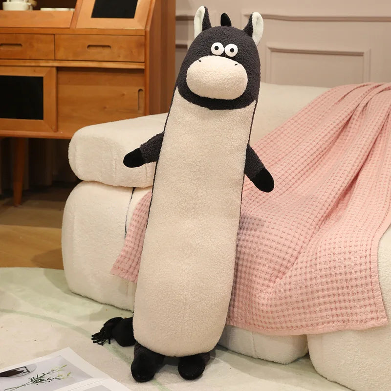 Loungy Kawaii Hippo Snuggle Plush Pillow