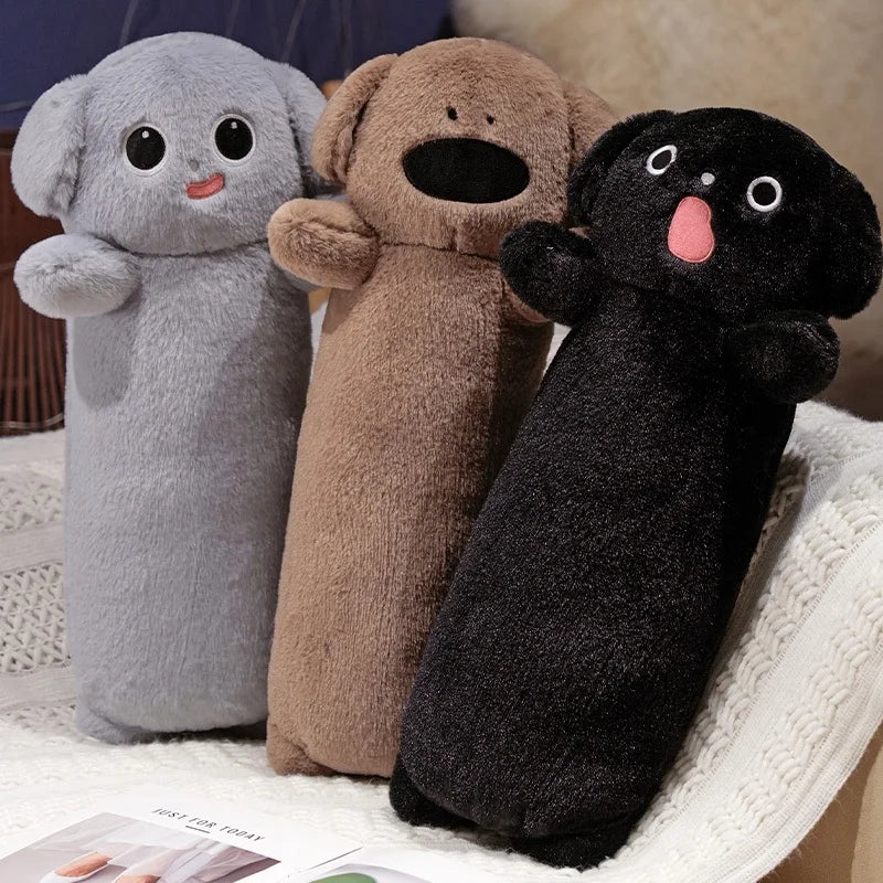 Noodle the Long Snuggly Puppy Plushie Pillow