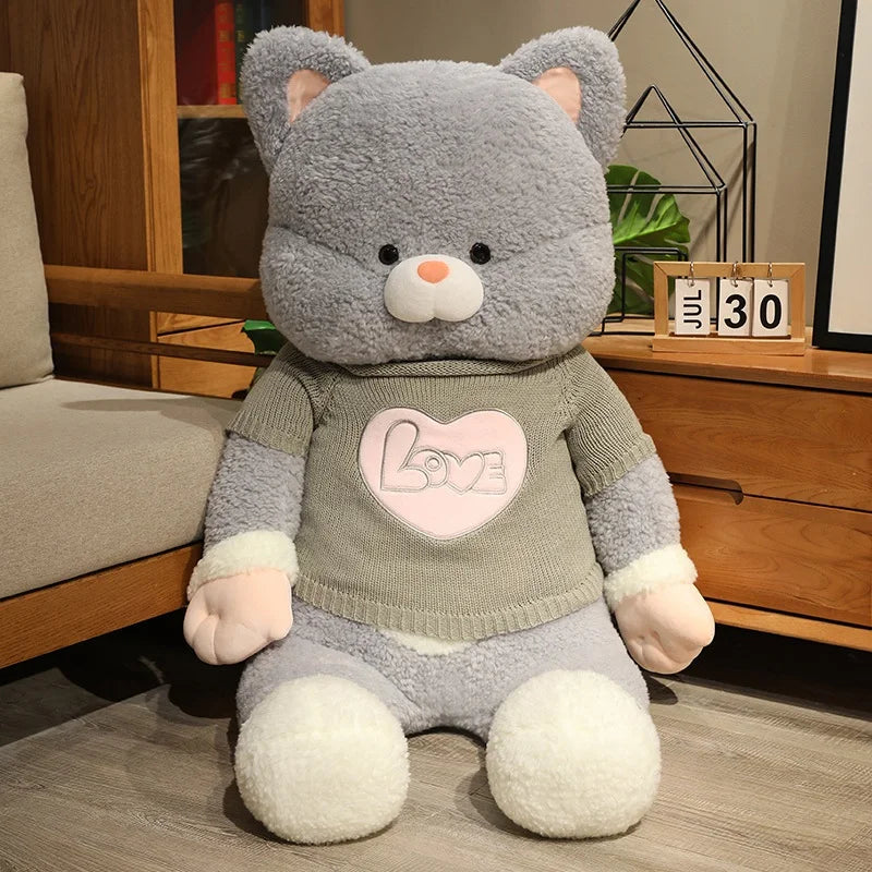 Mittens the Kawaii Long-Leg Sweater Kitten Plushie