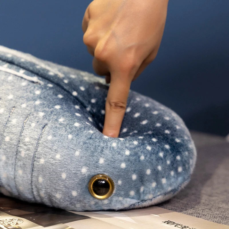 Bubbles the Lifelike Giant Blue Whale Plush
