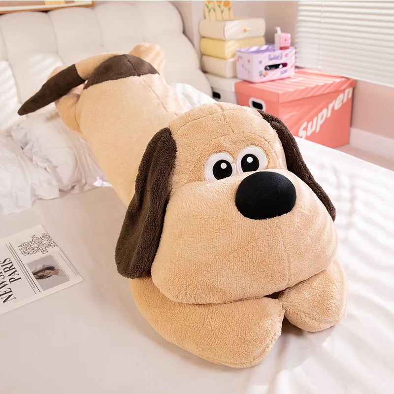 Biscuit the Giant Long Soft Dog Snuggle Plush Pillow
