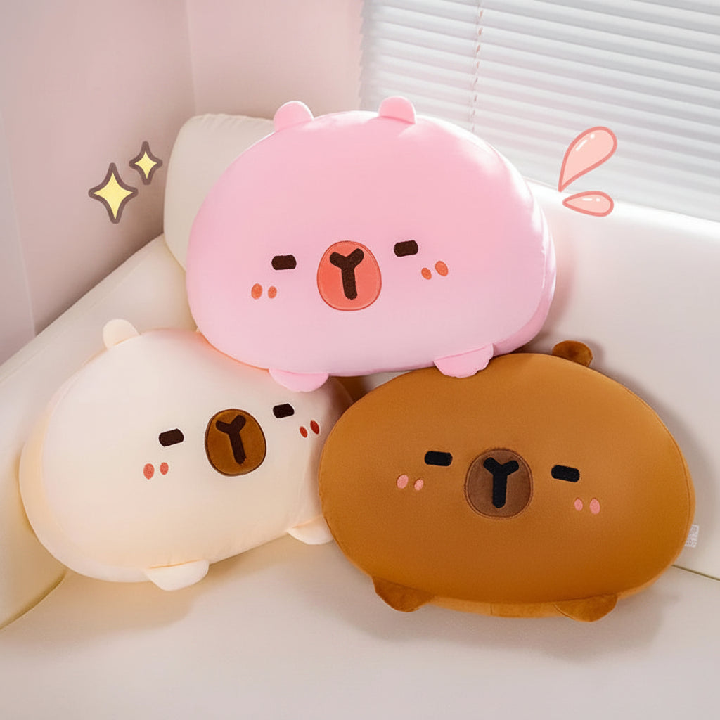 Capy the Kawaii Huggable Capybara Back Support Plush Pillow