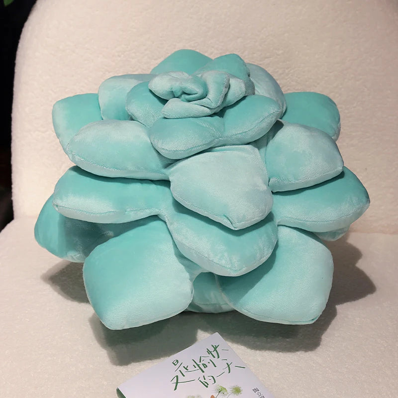 Lifelike Potted Succulent Kawaii Plushie Pillow