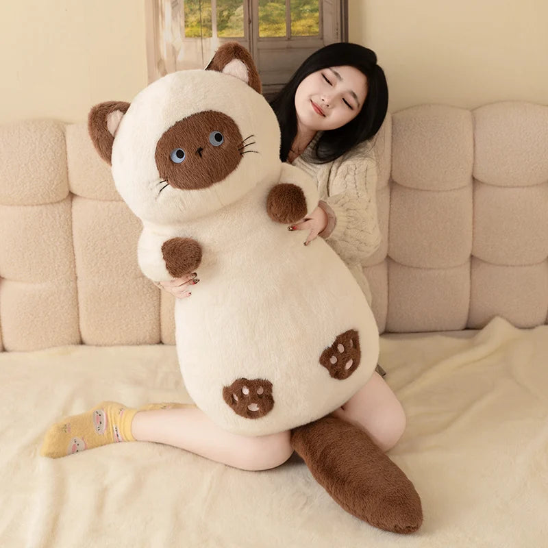 Puffy Round Kawaii Kitten Plushie Collection