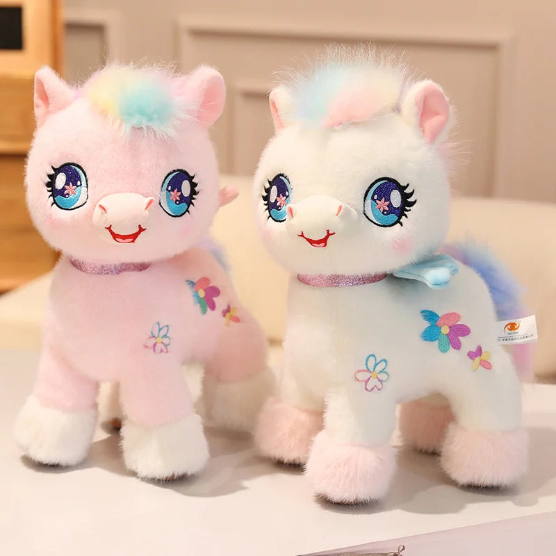Dreamy Winged Rainbow Unicorn Kawaii Snuggle Plushie