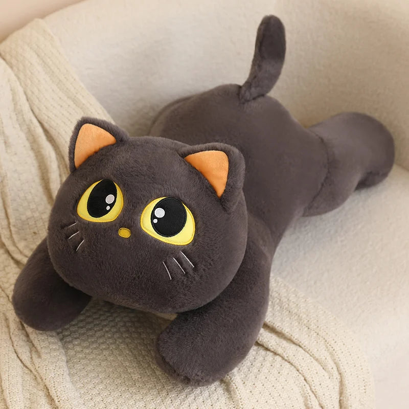 Luna the Kawaii Soft Lying Cat Plush Cushion