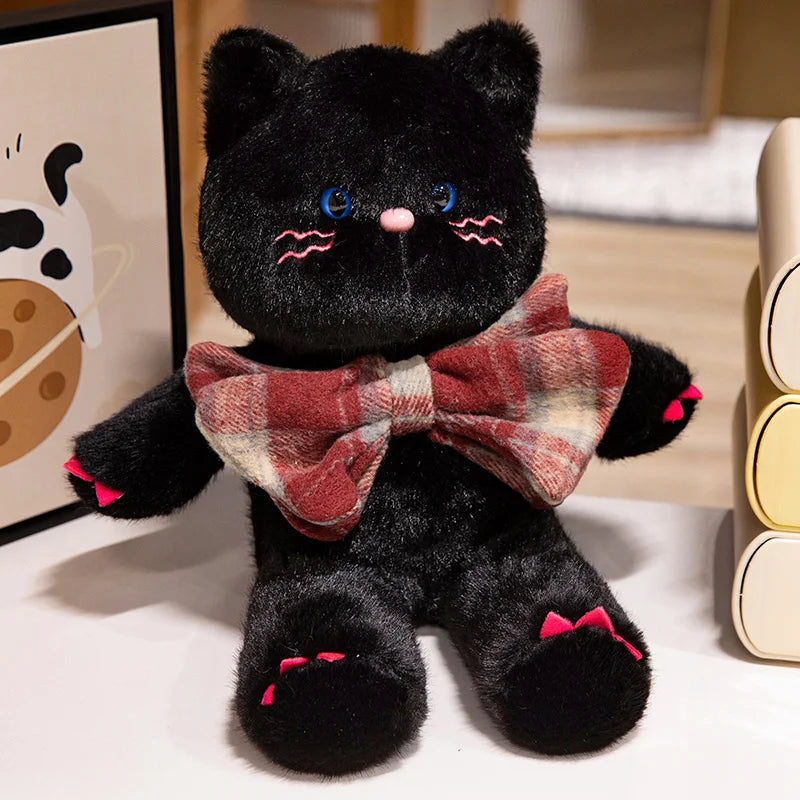 Bowtie the Kawaii Stuffed Kitten Cat Plushie