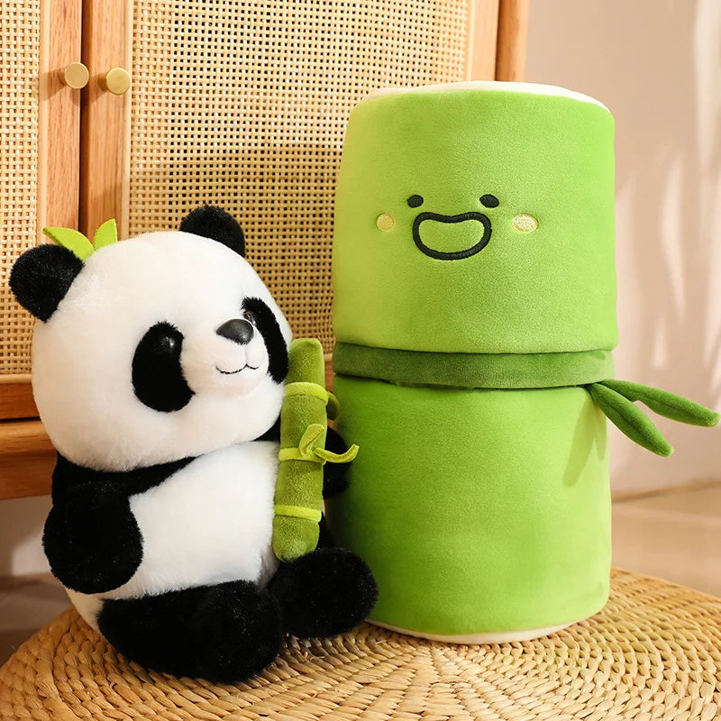 Bamboo Hugger Kawaii Panda Snuggle Plushie