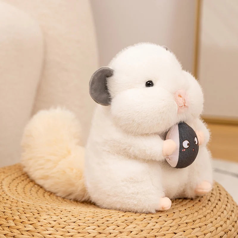 Hammy the Kawaii Golden Bear Mouse Carrot Snuggle Plushie