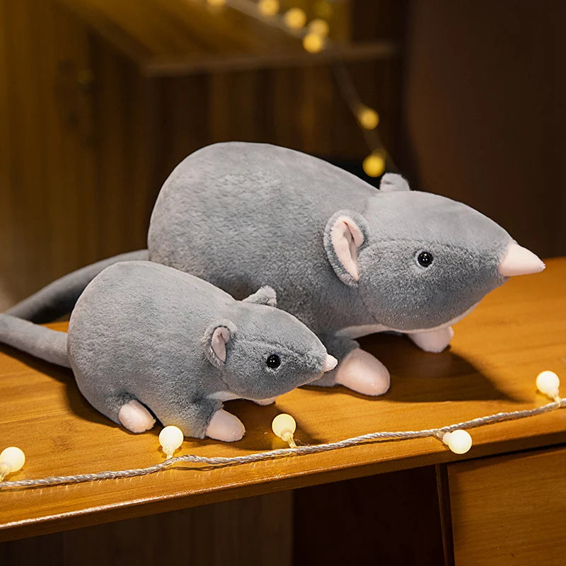 Squeaky the Lifelike Kawaii Mouse Rat Snuggle Plushie