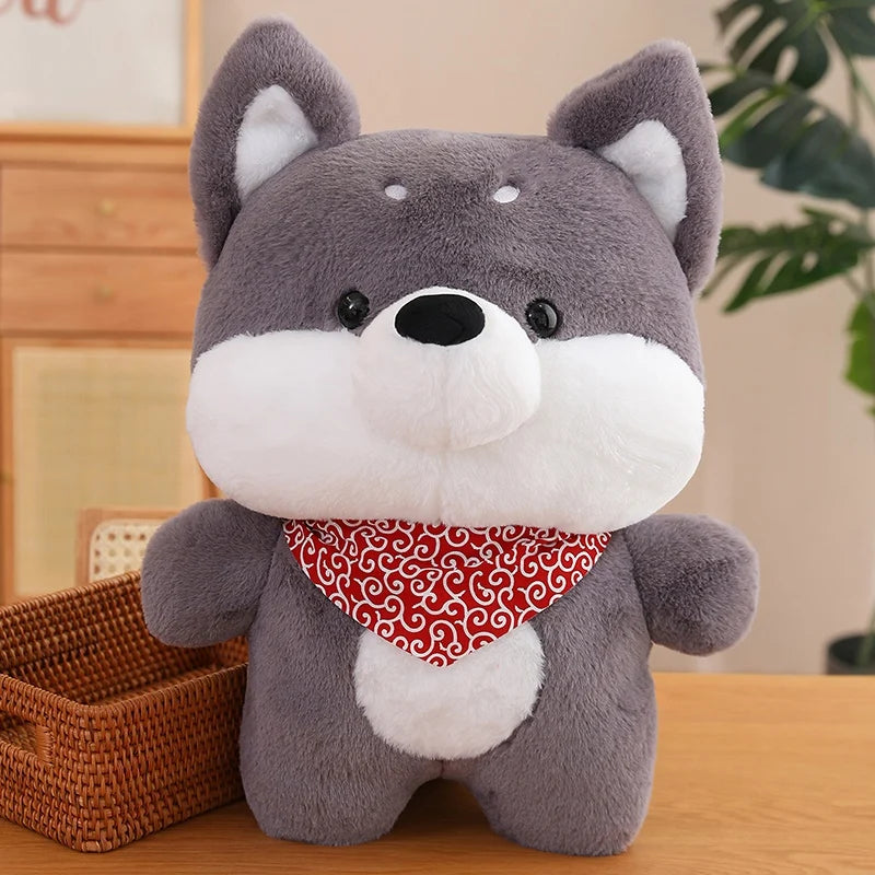 Kawaii Husky Shiba Inu Dog Snuggle Plushie