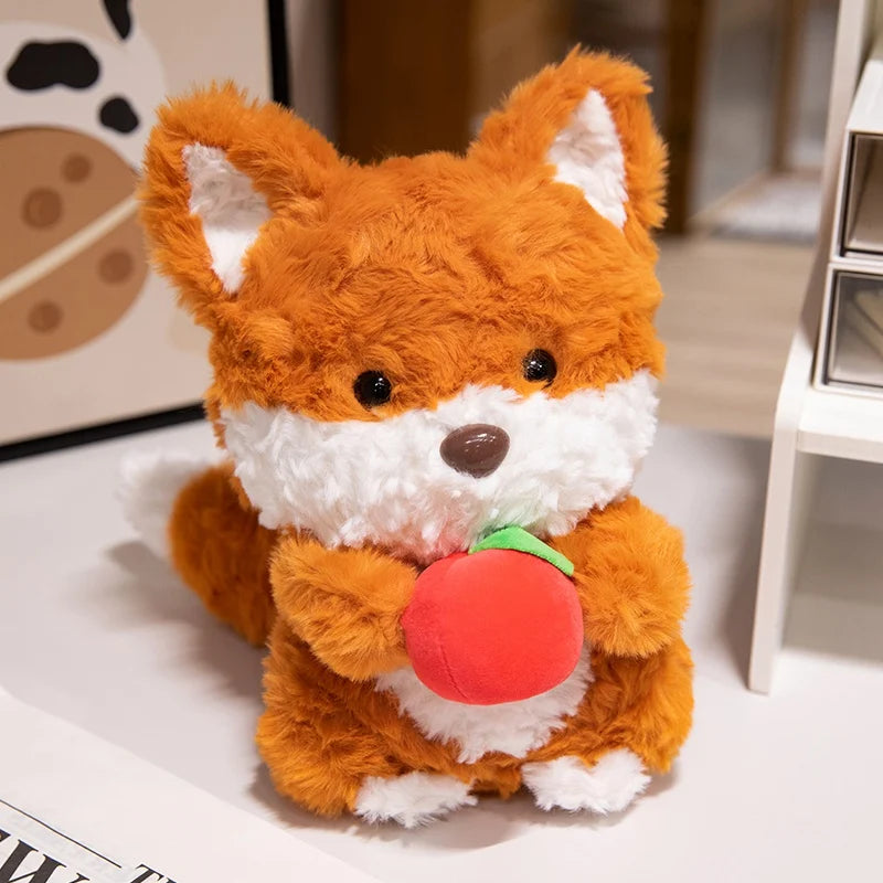 Hazel the Kawaii Fox and Squirrel Fruit Plush