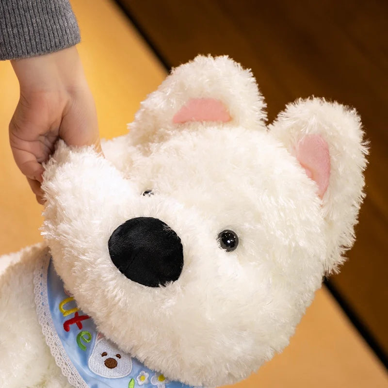 Westie the Kawaii White Terrier Dog Plush Pillow
