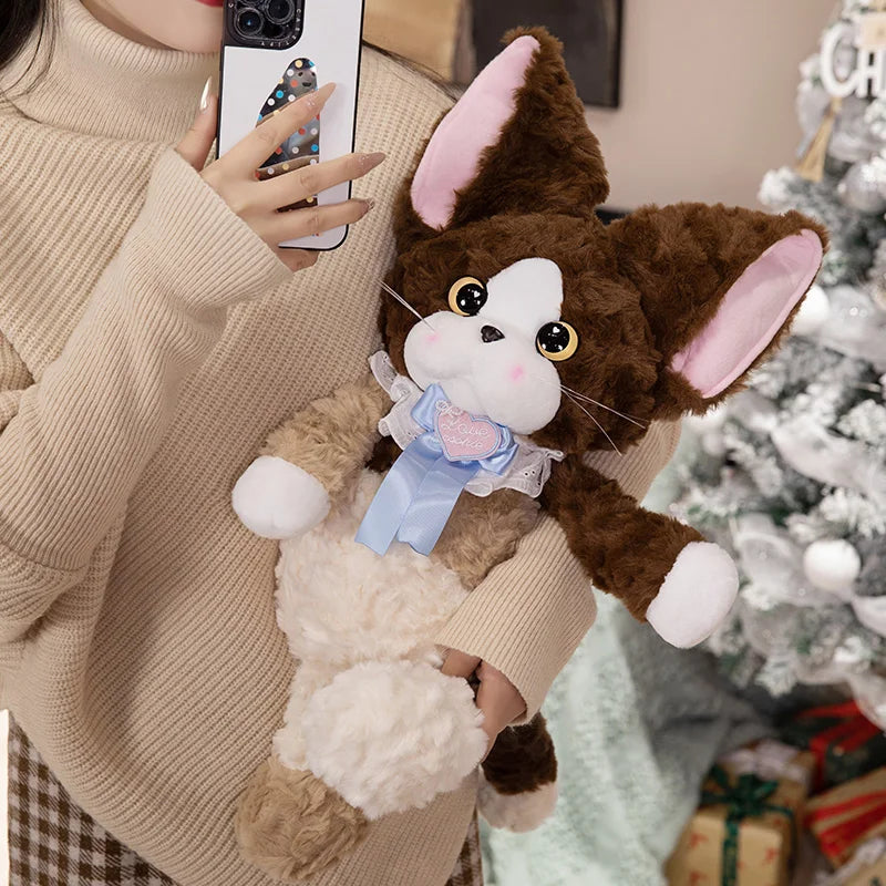 Scarfy the Cozy Kawaii Cat Snuggle Plushie