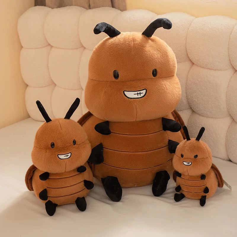 Buzzy the Ant Bee Cockroach Funny Plush Pillow