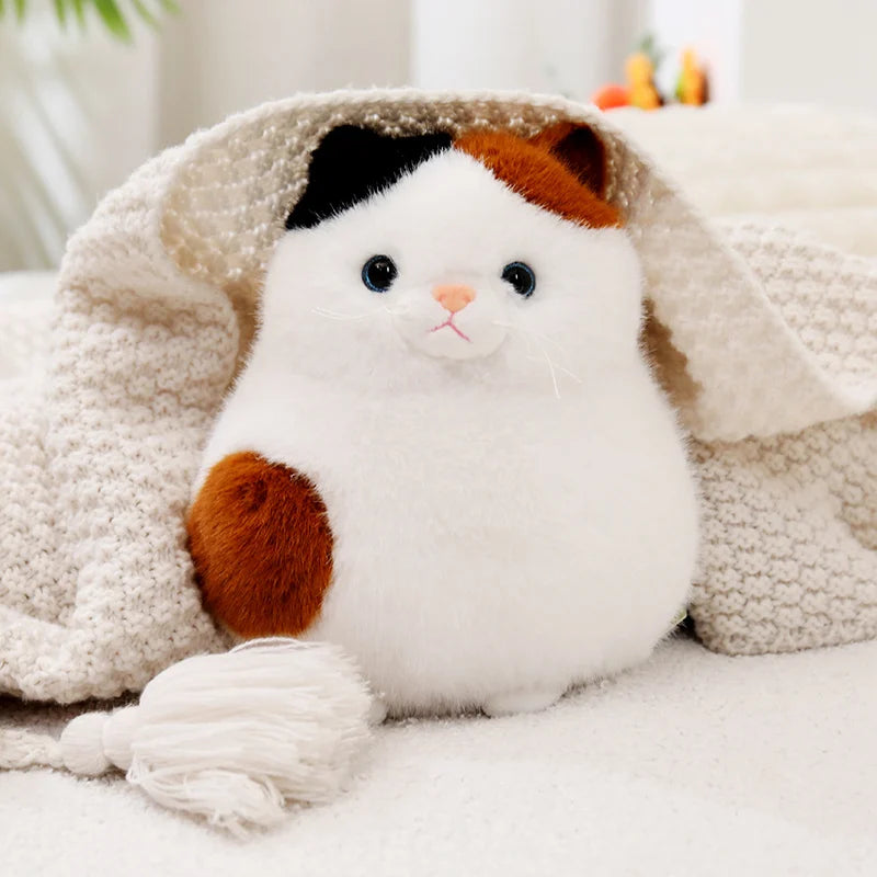 Chonky Round Kawaii Cat Room Decor Snuggle Plushie