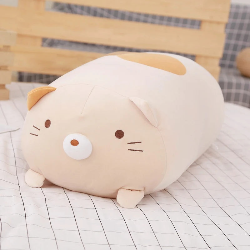 Squidgy Fat Frog Dog Penguin Plush Pillow