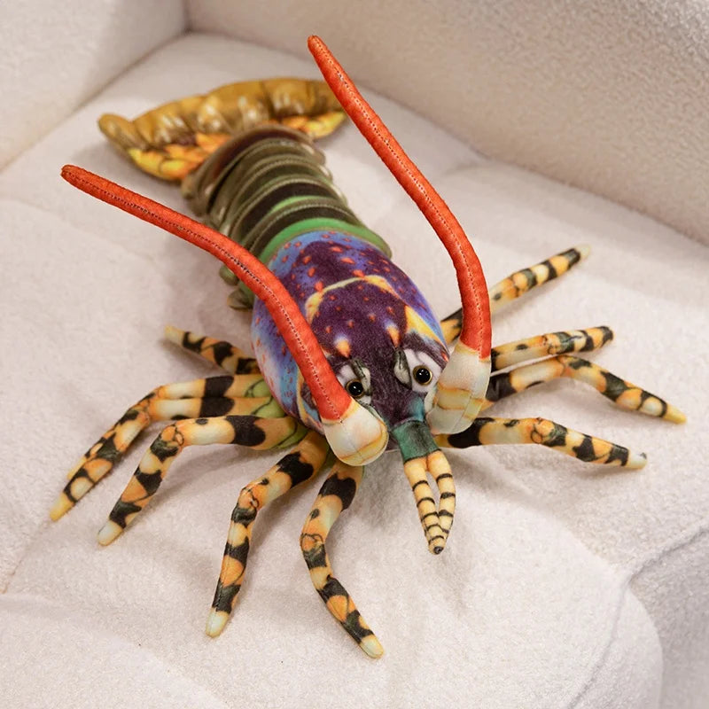 Clawdia the Kawaii Vivid Colorful Lobster Snuggle Plush Pillow
