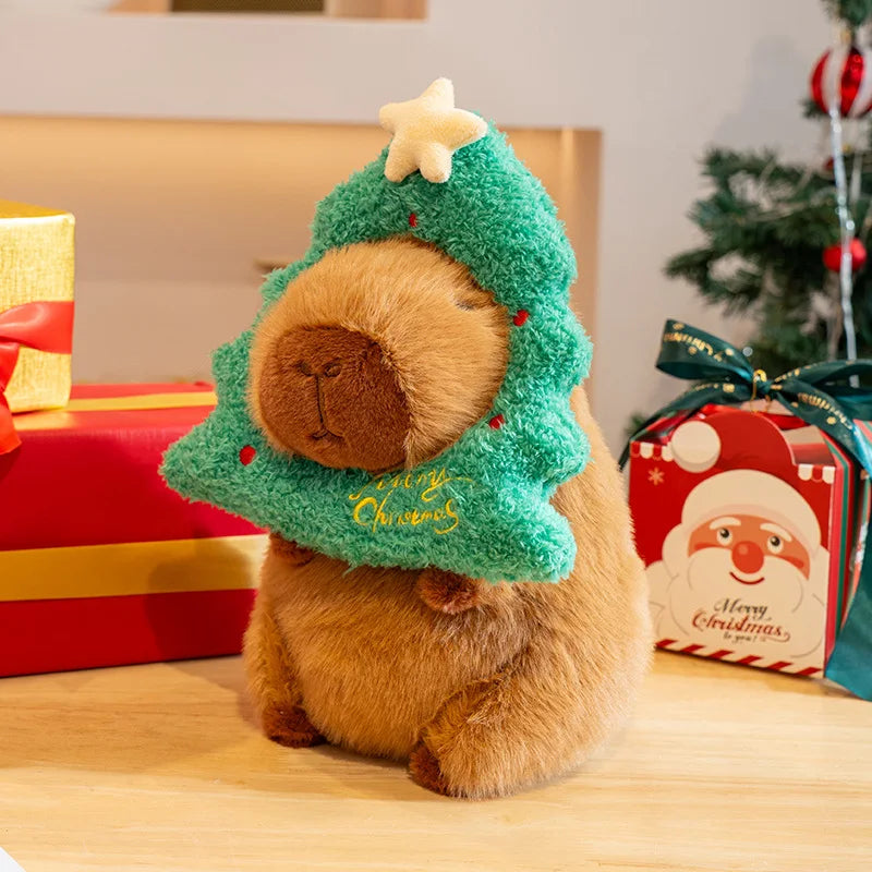 Capy the Festive Red Hat New Year Capybara Plush