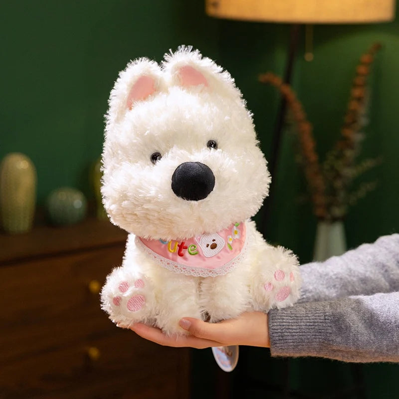 Westie the Kawaii White Terrier Dog Plush Pillow