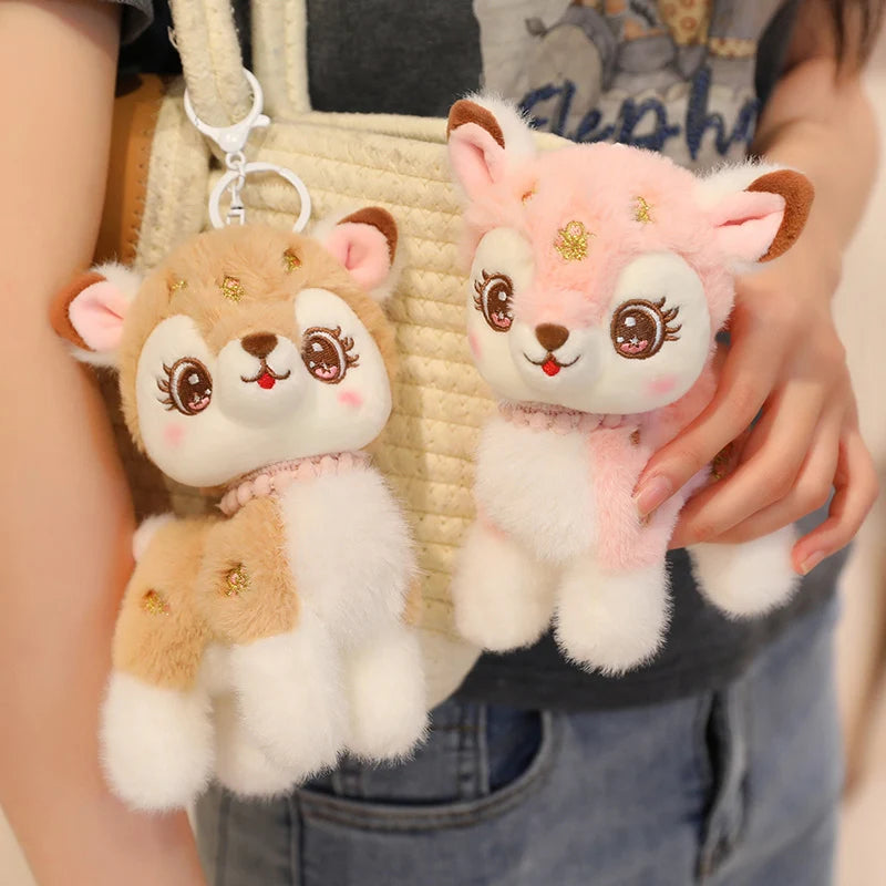 Bambi the Kawaii Sika Deer Pendant Soft Plush Plushie