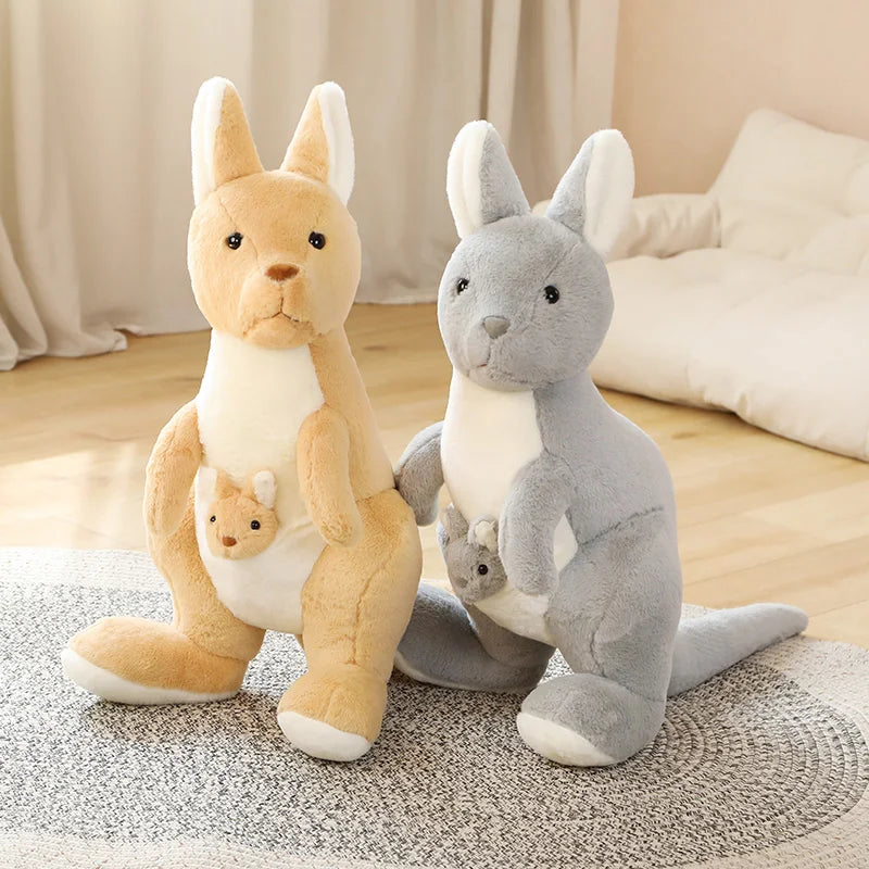 Joey the Kawaii Mother Baby Kangaroo Snuggle Plushie