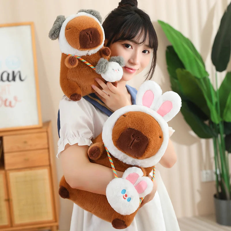 Capy the Shape-Shifting Frog Capybara Plush