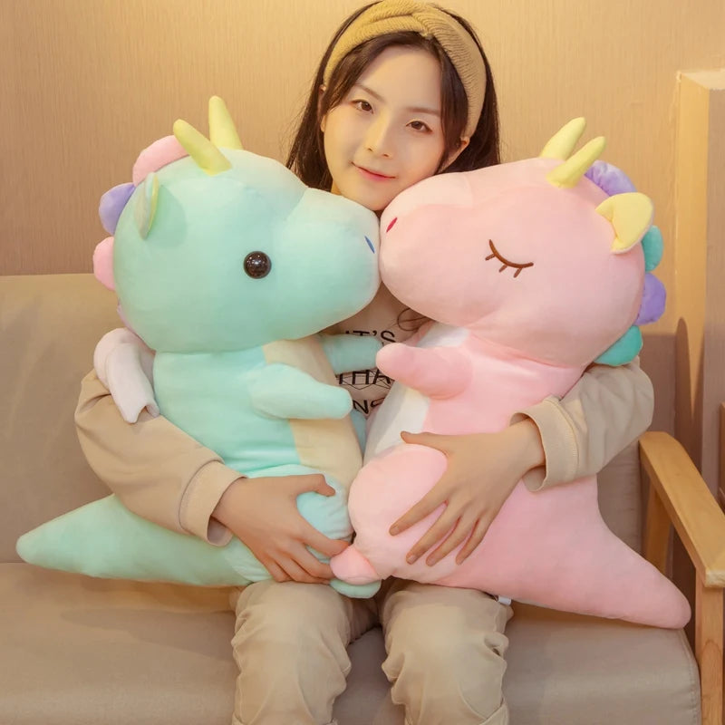 Dreamy the Soft Cartoon Dinosaur Sofa Plush Pillow