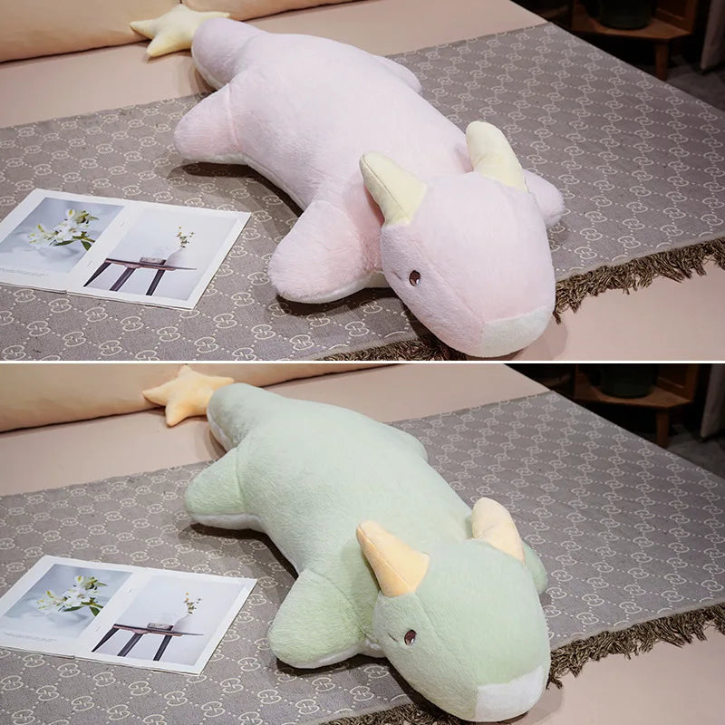Drago the Giant Kawaii Star Dragon Dino Snuggle Plush Pillow