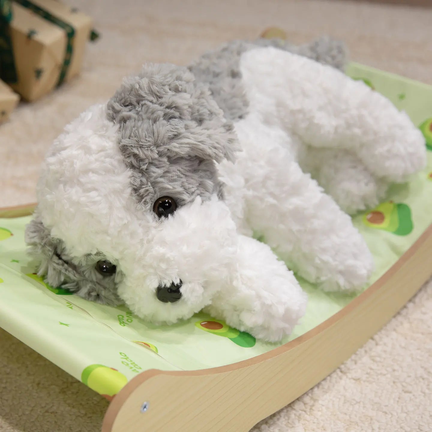Snowball the Lifelike Curly Bichon Dog Plush Plushie
