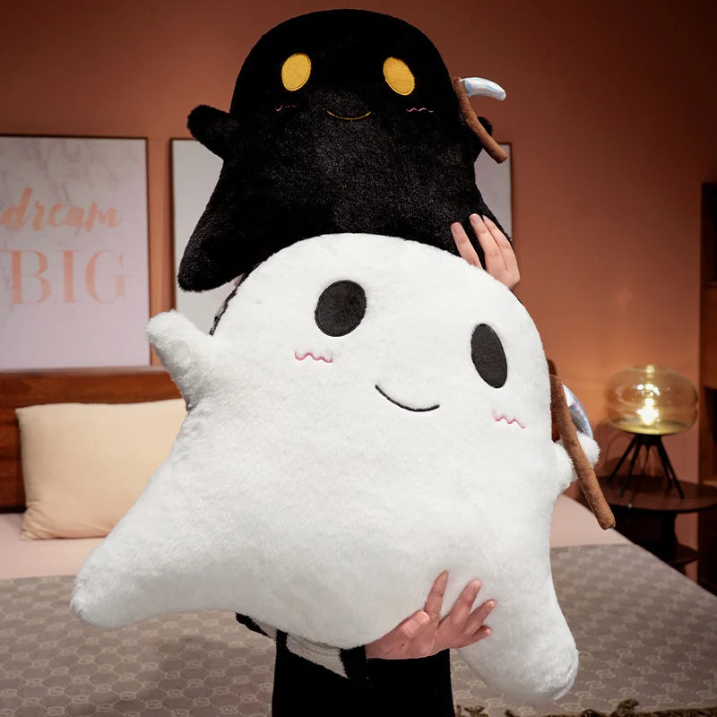 Spooky the Kawaii Halloween Ghost Grim Reaper Plushie