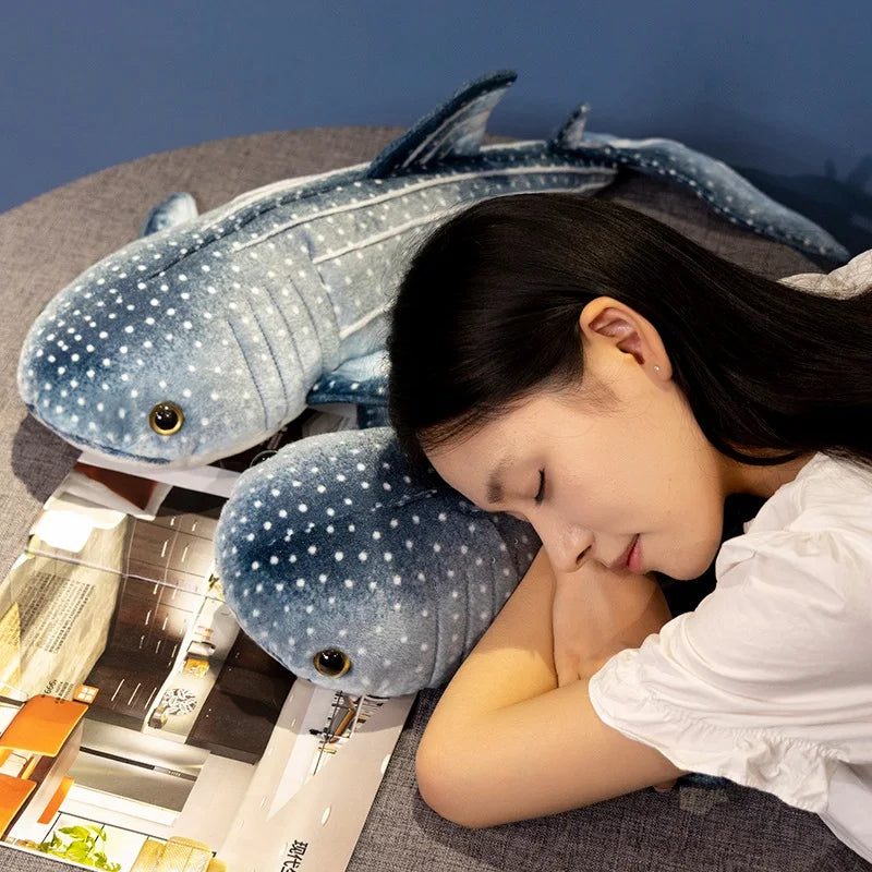 Bubbles the Lifelike Giant Blue Whale Plush