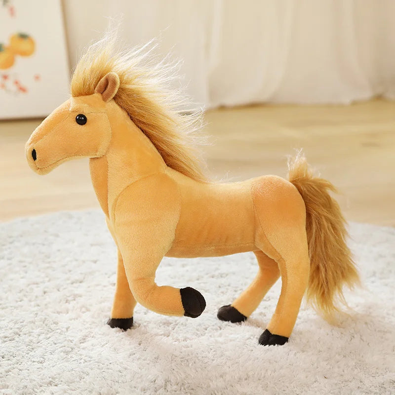 Chestnut the Lifelike Real Life Horse Soft Plush Pillow