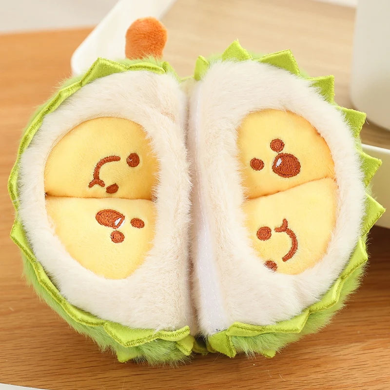 Durian the Tearable Fruit Cartoon Plush Pillow