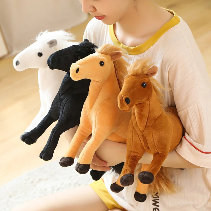 Chestnut the Lifelike Real Life Horse Soft Plush Pillow
