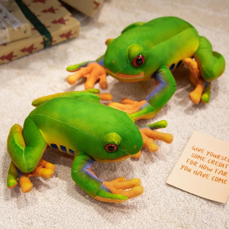 Ribbit the Chonky Kawaii Realistic Frog Plushie