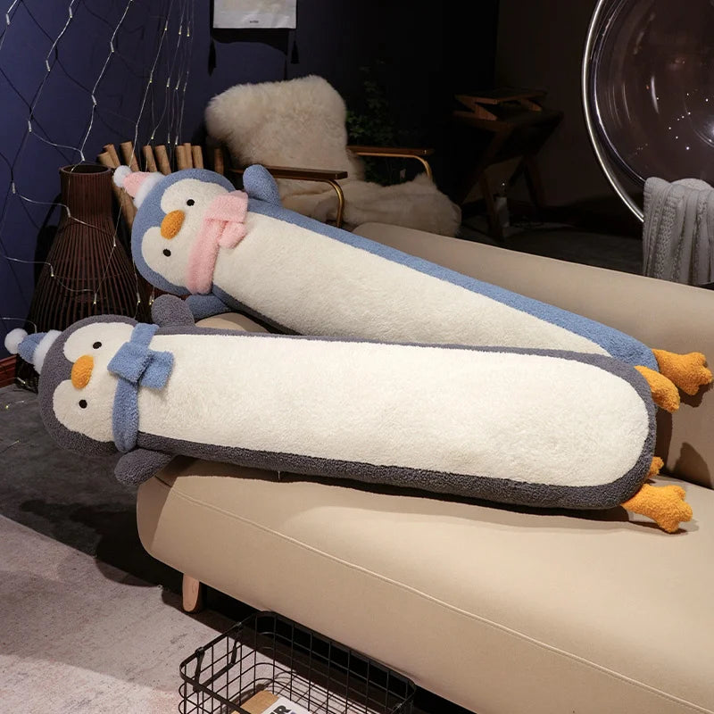 Wobbly Long Penguin Snuggle Pillow
