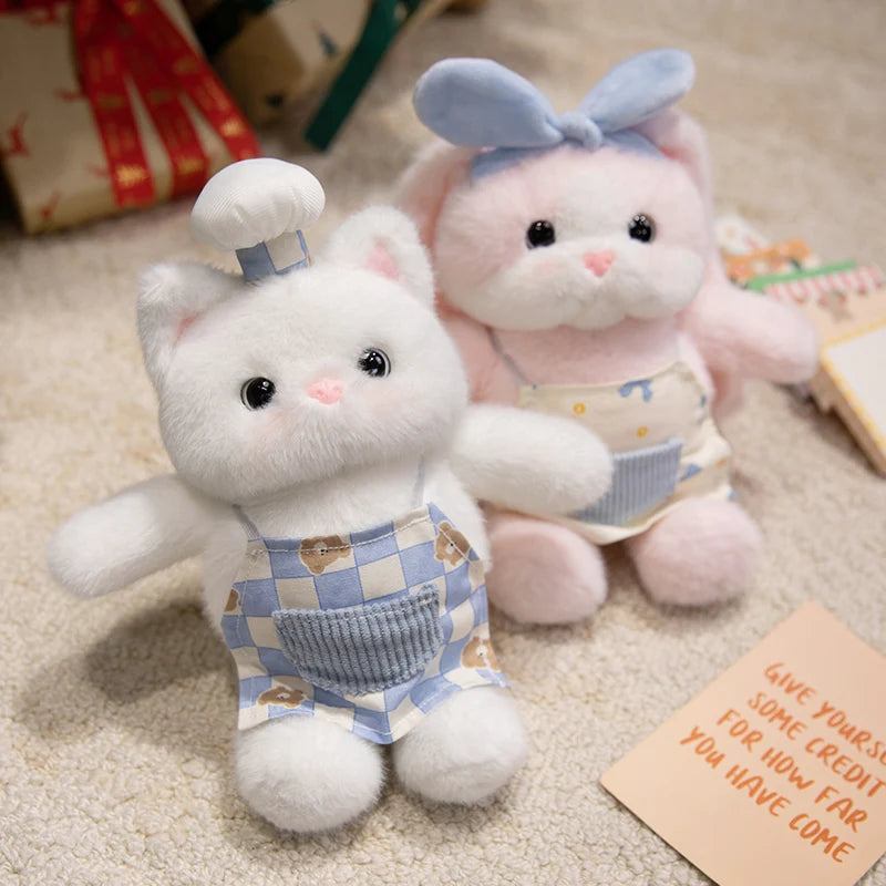 Snuggly Kawaii Siamese Cat Cow Bed Plush Pillow