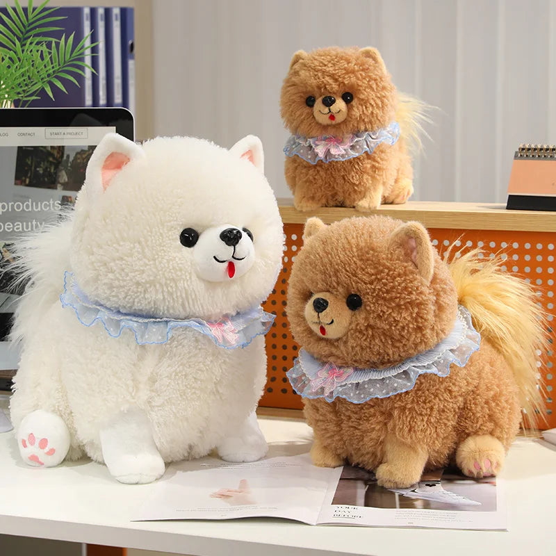 Pompom the Realistic Pomeranian Dog Plush