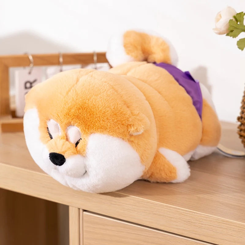 Akita the Soft Shiba Inu Puppy Sleeping Plushie