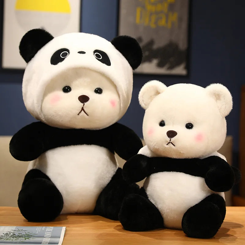Panda the Hooded Cosplay Bear Sitting Kawaii Plushie