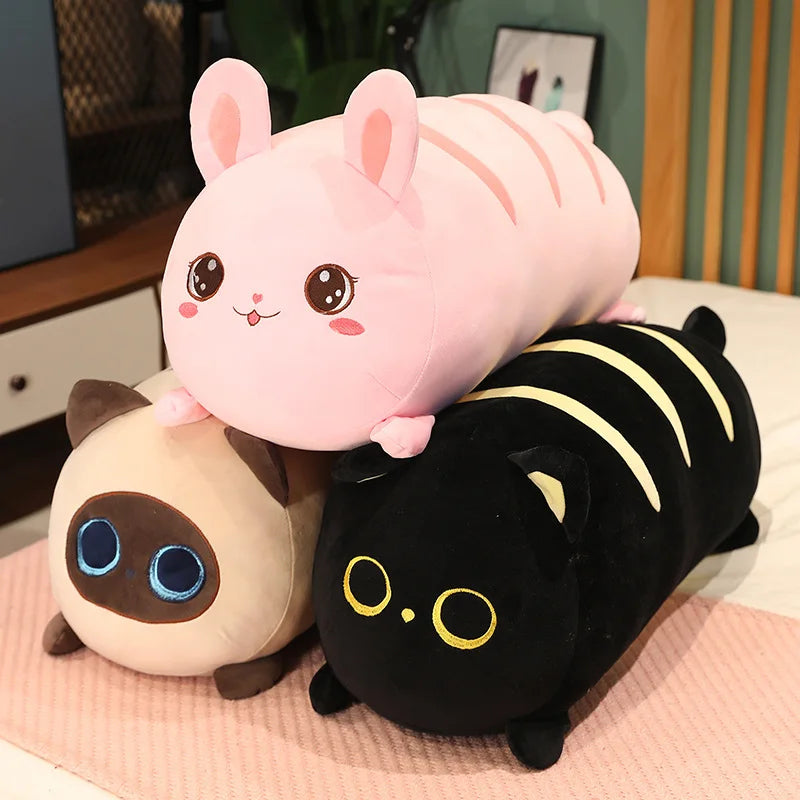 Round Bread-Loaf Kitty Kawaii Plushie Pillow