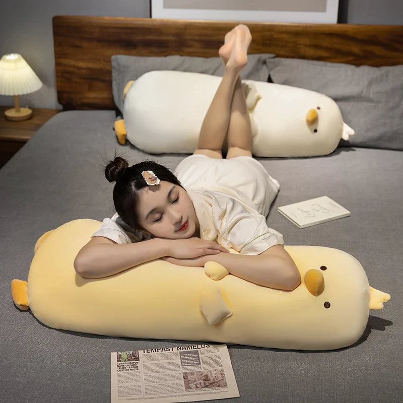 Ducky the Chonky Long Bolster Chick Pillow