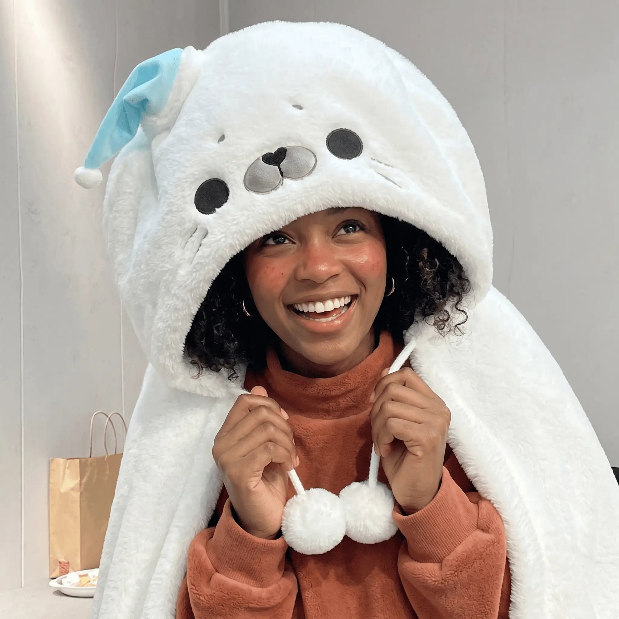 Sealey the Kawaii Soft Cloak Seal Cape Plush