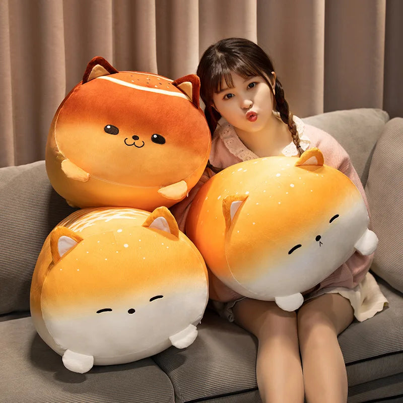 Toasty the Kawaii Bread Cat Snuggle Pillow Plush