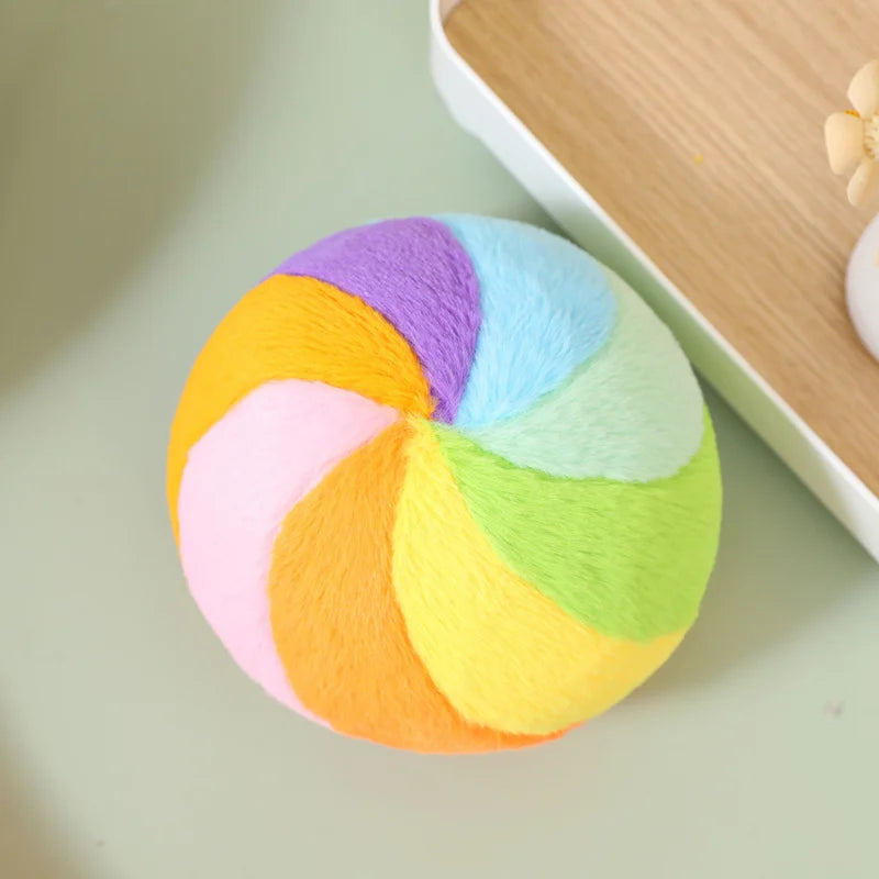 Lolly the Colorful Rainbow Lollipop Candy Plush Pillow